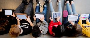 Digitalpakt. Mehr als 700.000 Tablets und Notebooks für Schüler wurden inzwischen angeschafft. 