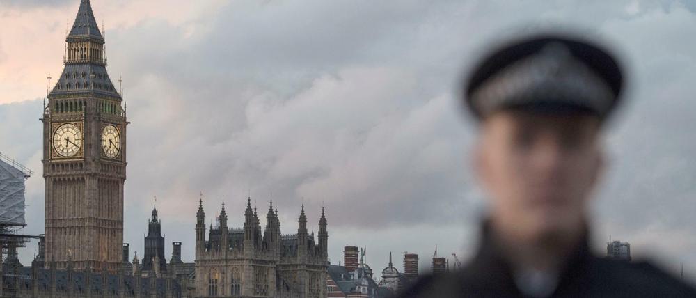 Terror in London: Blick über die Themse auf das Parlament 