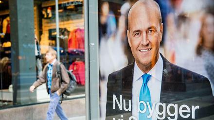 Der schwedische Konservative Fredrik Reinfeldt ist wieder siegesgewiss.