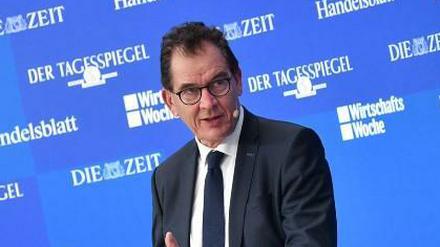 Bundesentwicklungsminister Gerd Müller und Tagesspiegel-Chefredakteur Lorenz Maroldt.