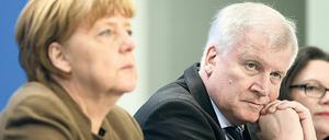 Kanzlerin Angela Merkel (CDU), Innenminister Horst Seehofer und SPD-Chefin Andrea Nahles (SPD)