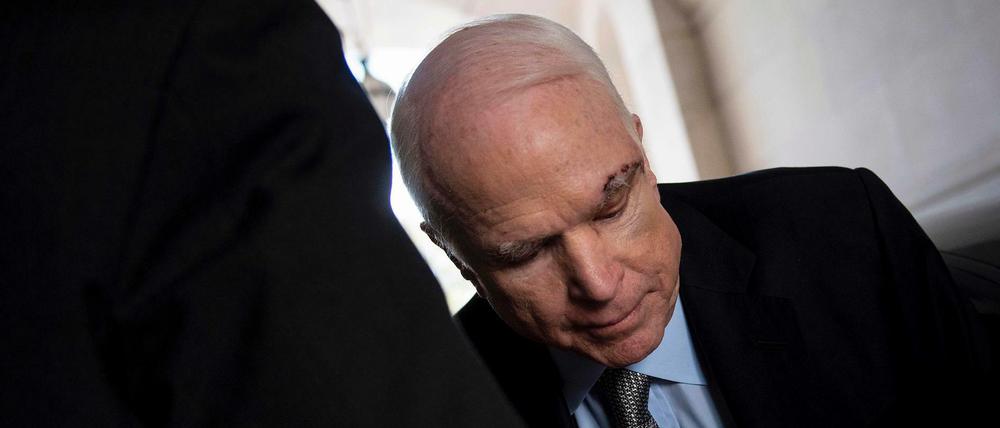 Rückkehr in den Senat: Der an einem Hirntumor erkrankte Senator John McCain 