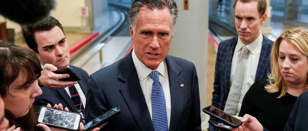 Der republikanische Senator Mitt Romney gilt als einer der Wackelkandidaten.