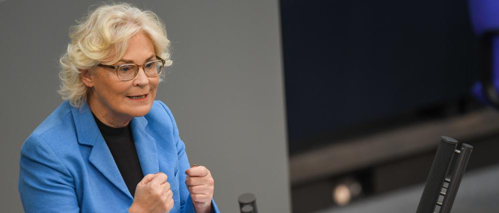 Steht in der Kritik: Verteidigungsministerin Christine Lambrecht (SPD).