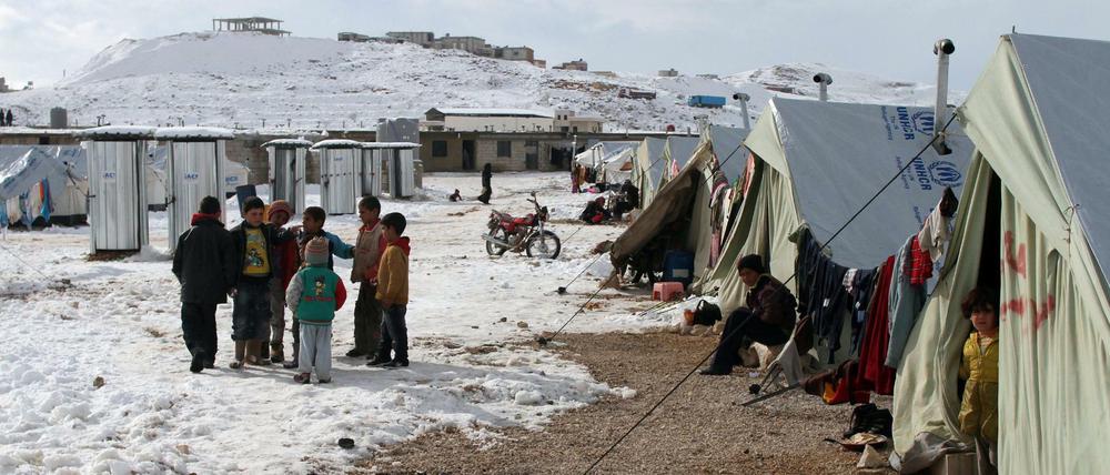 Flüchtlinge leben im Libanon unter schweren Bedingungen.