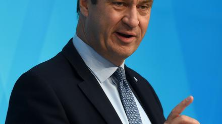 Bayerns Ministerpräsident Söder wirft dem Berliner Senat eine lasche Corona-Politik vor.