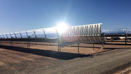 Bei Ouarzazate in Marokko entsteht der größte Solarkraft-Komplex der Welt. 
