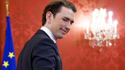 In der Hofburg: ÖVP-Chef Sebastian Kurz informierte am Montag den Bundespräsidenten über die Ergebnisse der Sondierungen.