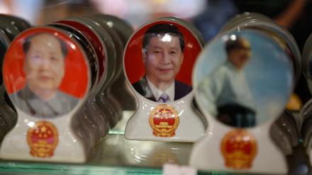 Souvenirladen in Peking: Chinesische Führer verfolgen ehrgeizige Ziele.