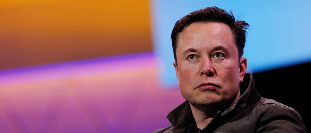 Ein Genie kommt in die Hauptstadt-Region. Elon Musk, Tesla-Chef. 