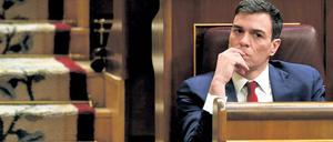 Spaniens Regierungschef Pedro Sánchez muss abwarten, wie am 23. Juli abgestimmt wird.