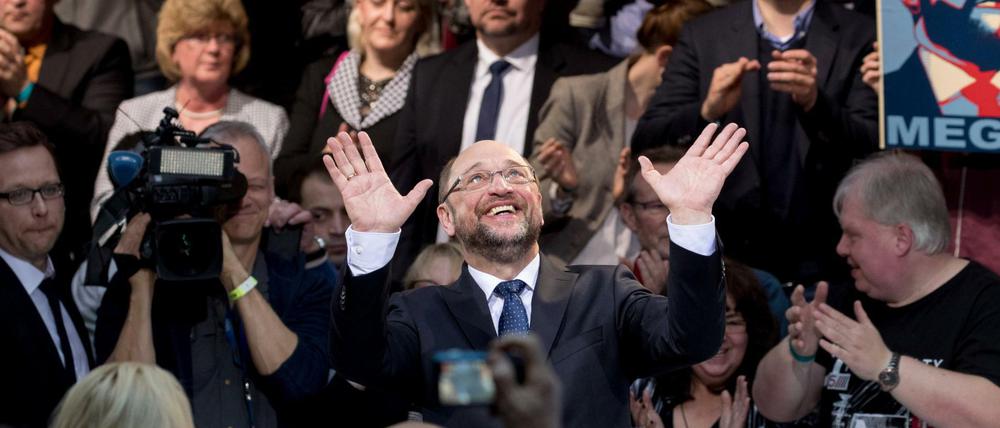 Hoffnungsträger: Der SPD-Kanzlerkandidat und künftige Parteivorsitzende Martin Schulz
