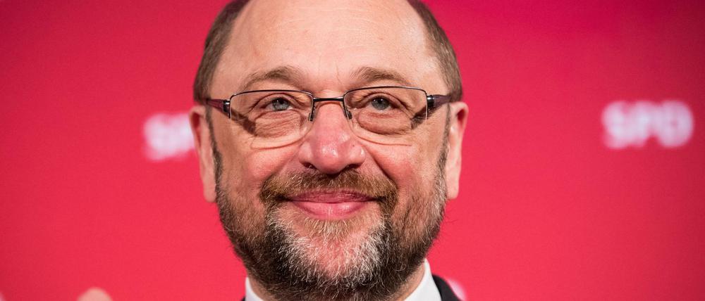 Der designierte SPD-Kanzlerkandidat Martin Schulz liegt zurzeit in Umfragen elf Punkte vor Bundeskanzlerin Angela Merkel (CDU).