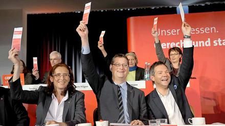 Thorsten Schäfer-Gümbel wurde auf dem Landesparteitag in Hessen für die nächste Landtagswahl gewählt und zugleich als Landesvorsitzenden bestätigt.