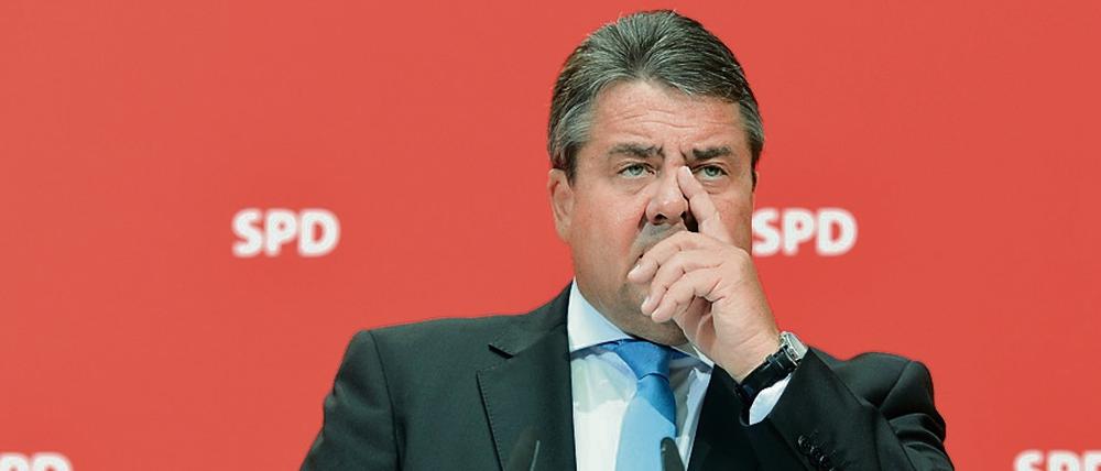 SPD-Chef Sigmar Gabriel sucht die richtige Ausrichtung für seine Partei. 