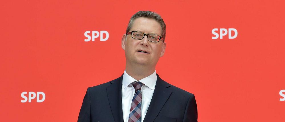 Thorsten Schäfer-Gümbel führt die SPD kommissarisch gemeinsam mit Manuela Schwesig und Malu Dreyer.