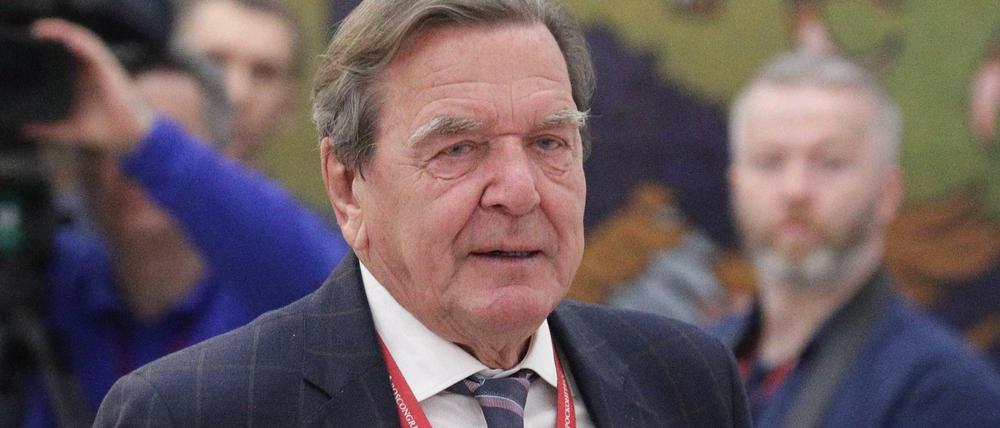 Ex-Kanzler Gerhard Schröder (SPD).