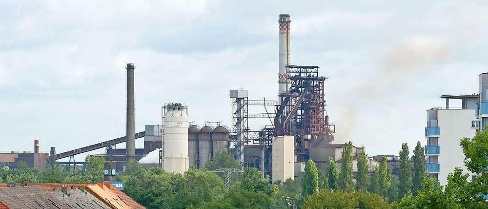 Arcelor Mittal hat das Stahlwerk in Eisenhüttenstadt übernommen. 
