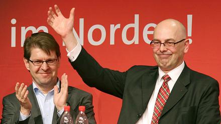 Ralf Stegner (l.) und Torsten Albig.