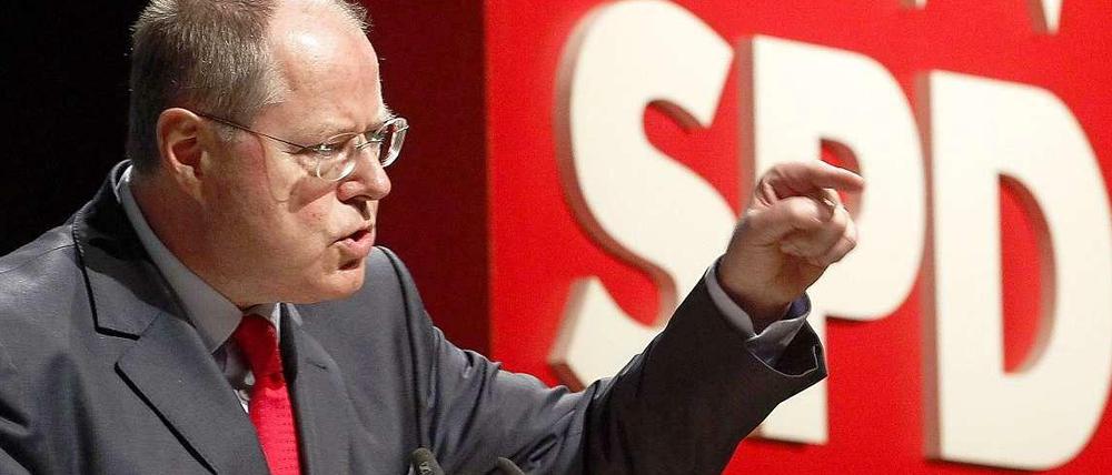 SPD-Kanzlerkandidat Peer Steinbrück.
