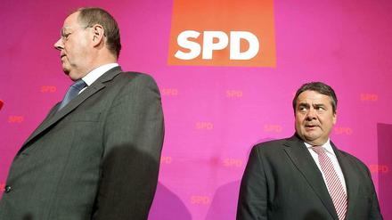 SPD-Kanzlerkandidat Peer Steinbrück und SPD-Chef Sigmar Gabriel.