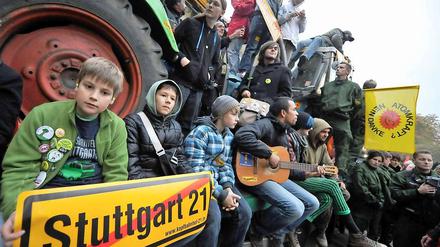 Immer wieder montags: Die Proteste gegen Stuttgart 21 halten an.