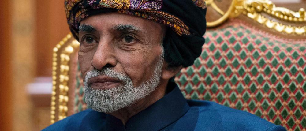 Der verstorbene Sultan von Oman: Kabus bin Said.