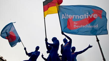 Die meisten Anhänger der Euro-skeptischen "Alternative für Deutschland" wären für einen Austritt Deutschlands aus der EU.