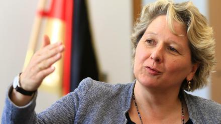 Svenja Schulze (49) ist seit dem 14. März 2018 Bundesministerin für Umwelt, Naturschutz und nukleare Sicherheit.