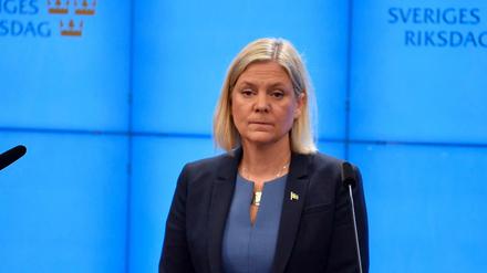 Magdalena Andersson reichte nur wenige Stunden nach ihrer Wahl zur schwedischen Regierungschefin ihren Rücktritt ein.