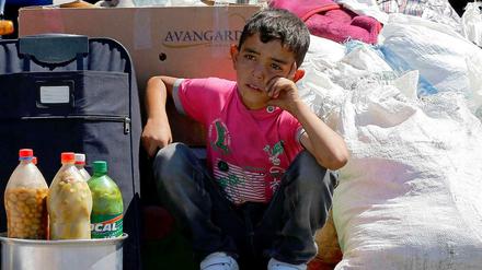 Gestrandet. Dieser syrische Junge ist mit seinen Eltern aus der umkämpften Heimat geflohen und in der Türkei angekommen. 
