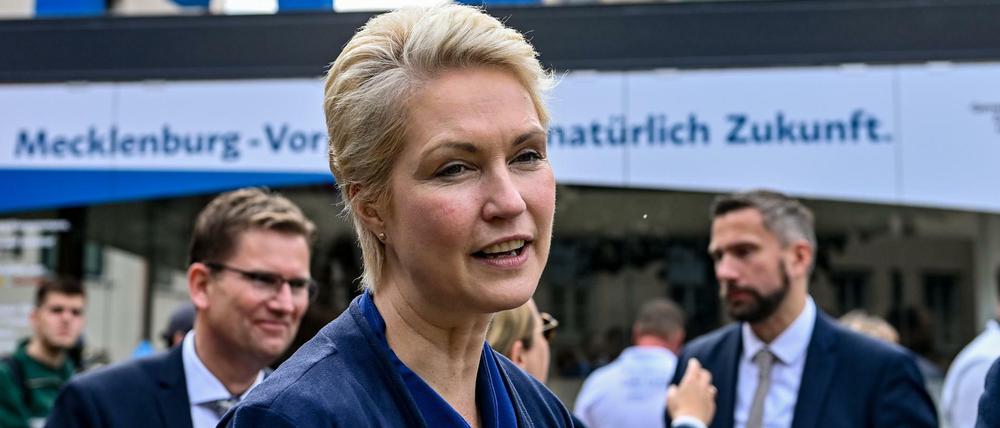 Manuela Schwesig (SPD), Ministerpräsidentin von Mecklenburg-Vorpommern, wechselt den Regierungspartner.
