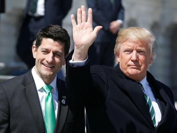 Paul Ryan und Donald Trump - wer ist Schuld am Scheitern der Reform von Obamacare?
