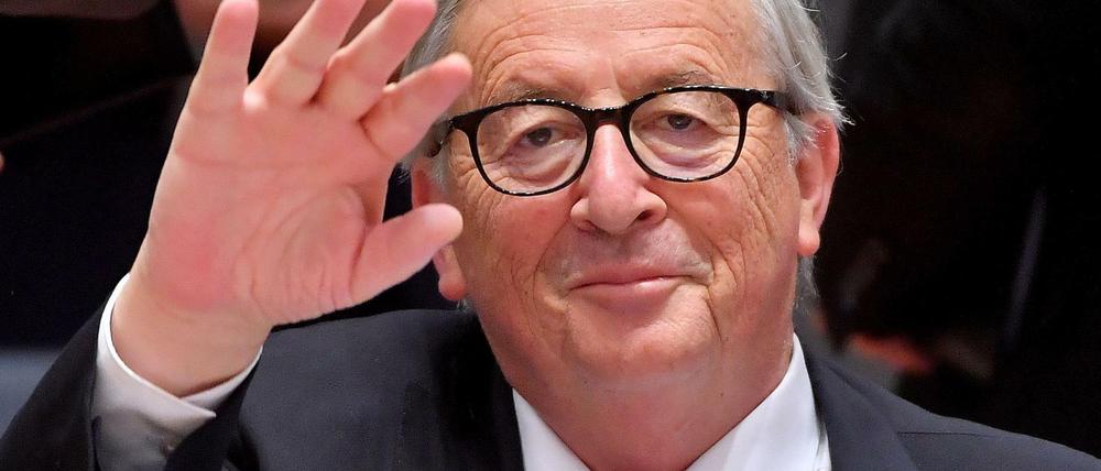 Bleibt heiter: der scheidende EU-Kommissionspräsident Jean-Claude Juncker.