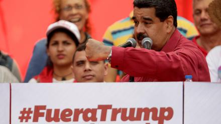 "Trump, bleib weg aus Lateinamerika". Maduro macht gegen den US-Präsidenten mobil. 