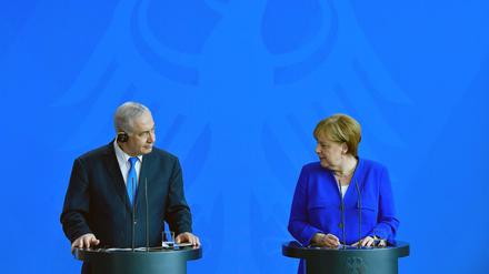 Israels Premier Netanjahu und Kanzlerin Merkel sind nicht immer einer Meinung.