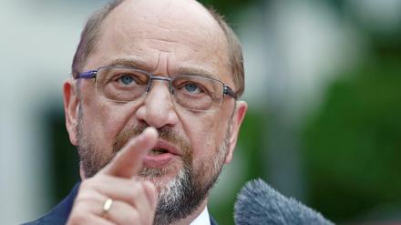 SPD-Kanzlerkandidat Martin Schulz am Samstag in Mainz.