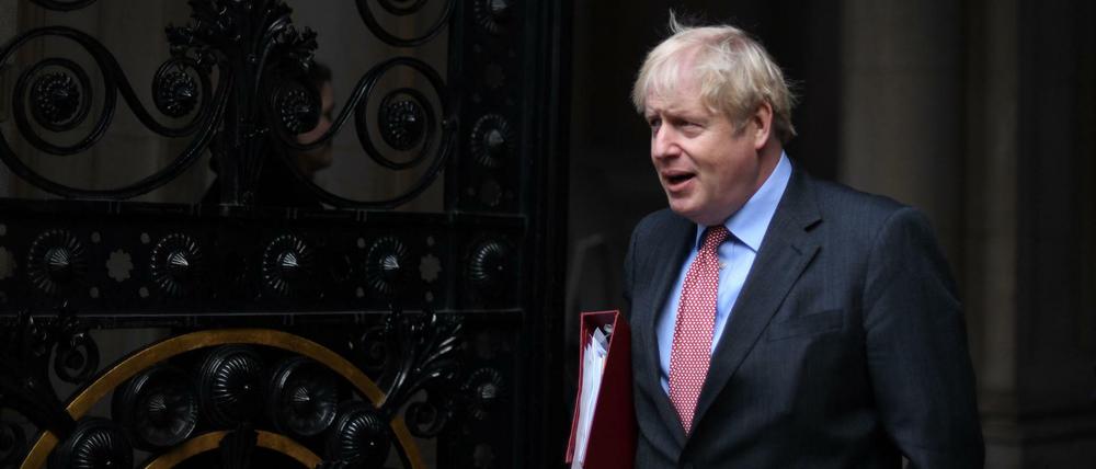 Der britische Premier Boris Johnson am Dienstag in London.