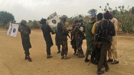 Kämpfer der Islamisten-Gruppe Boko Haram in Nigeria. 