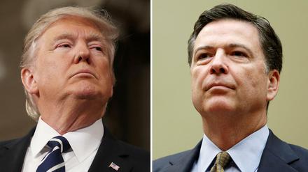 Getrennte Wege: Donald Trump (links) und der bisherige FBI-Chef James Comey.