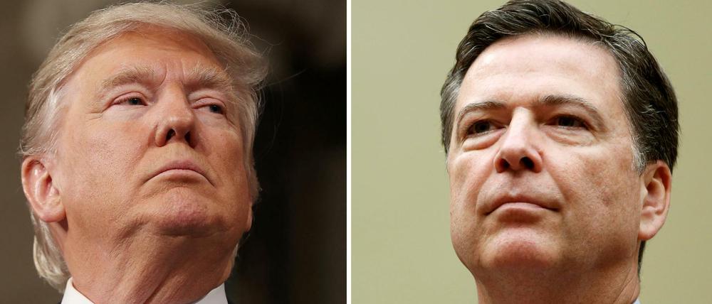 Getrennte Wege: Donald Trump (links) und der bisherige FBI-Chef James Comey.
