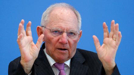 Bundesfinanzminister Wolfgang Schäuble (CSU).