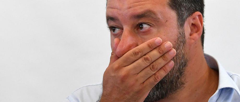 Innenminister Matteo Salvini dementiert jemals Geld von Russland bekommen zu haben. 