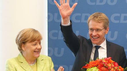 Bundeskanzlerin Angela Merkel sieht klaren Regierungsauftrag für die Nord-CDU von Daniel Günther.