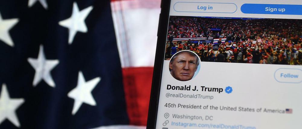 Der Twitter-Account von Donald Trump