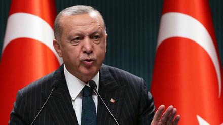 Wurde vom türkischen Nachrichtensender Tele1 kritisiert: Präsident Erdogan (Archivbild)