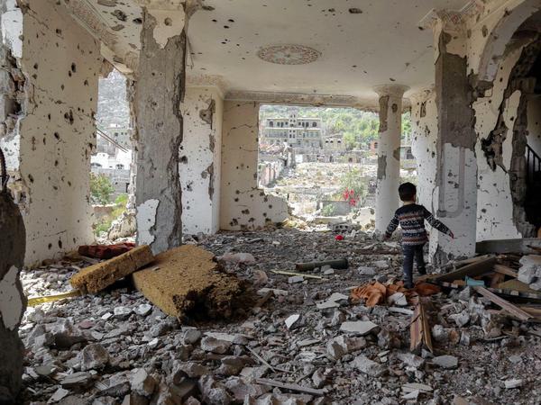In Grund und Boden gebombt. Die saudische Militärallianz wird wegen ihres brutalen Vorgehens im Jemen scharf kritisiert.