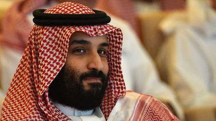 Der saudische Kronprinz Mohammed bin Salman bei einer Investorenkonferenz im Oktober in Riad.