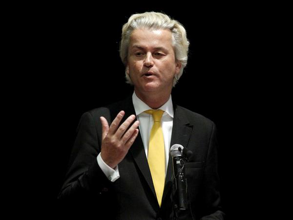 Der Chef der niederländischen Freiheitspartei, Geert Wilders.