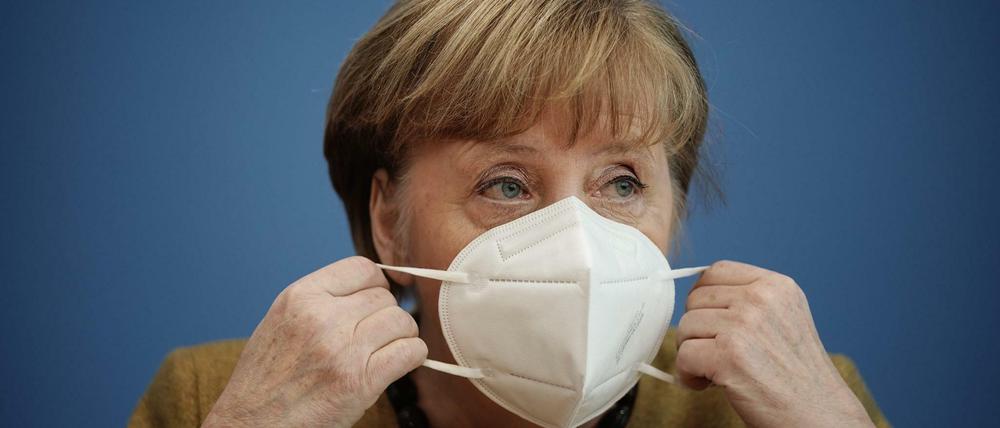 Bundeskanzlerin Angela Merkel (CDU) am Donnerstag in Berlin. 